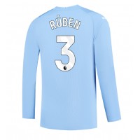 Manchester City Ruben Dias #3 Domaci Dres 2023-24 Dugi Rukav